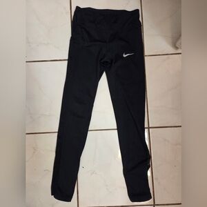 Nike Black Dri-Fit Active Leggings with Swoosh XS